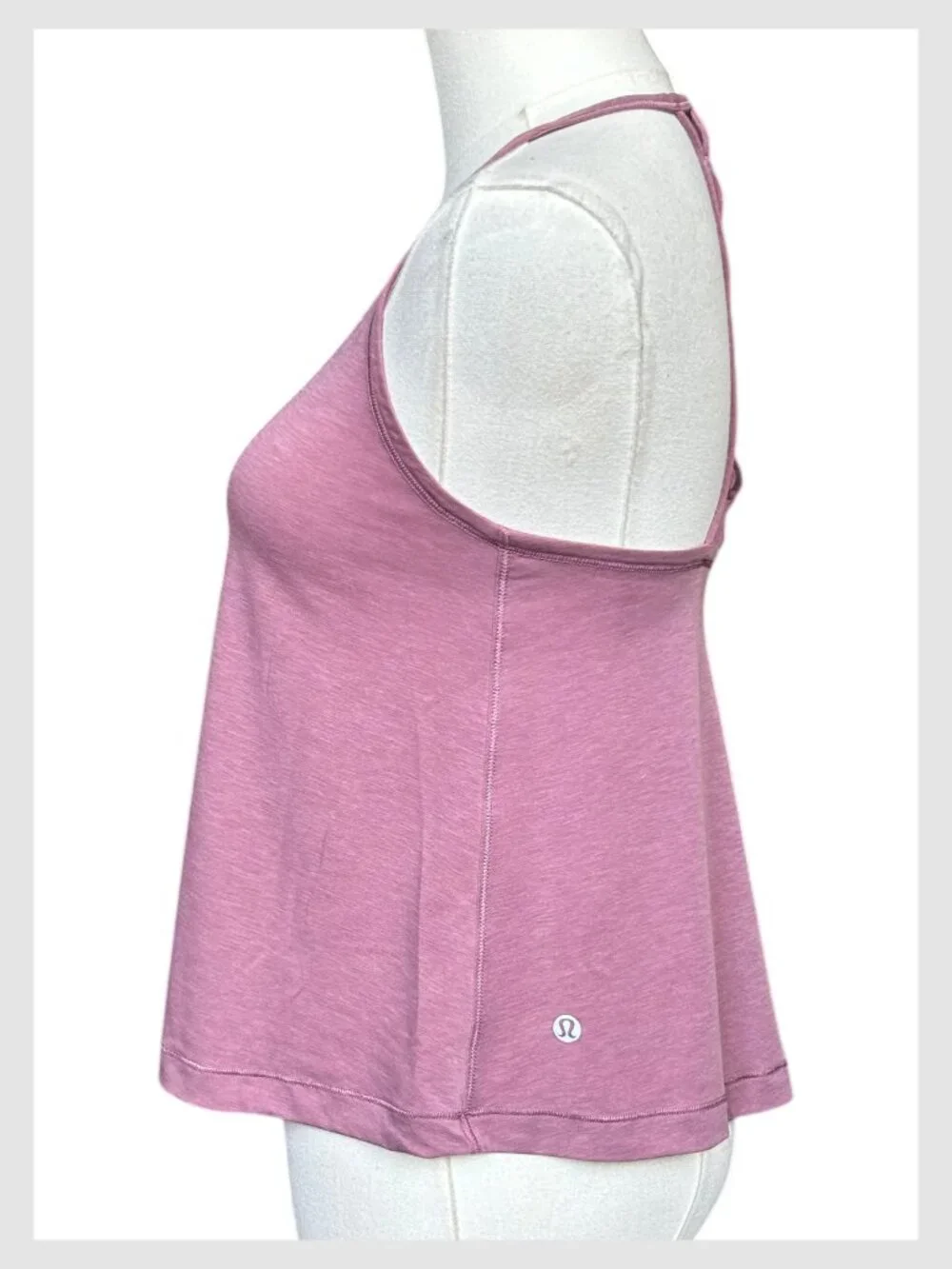 Lululemon Love Knot Tank Dusty Pink Mauve Macrame Racerback 4